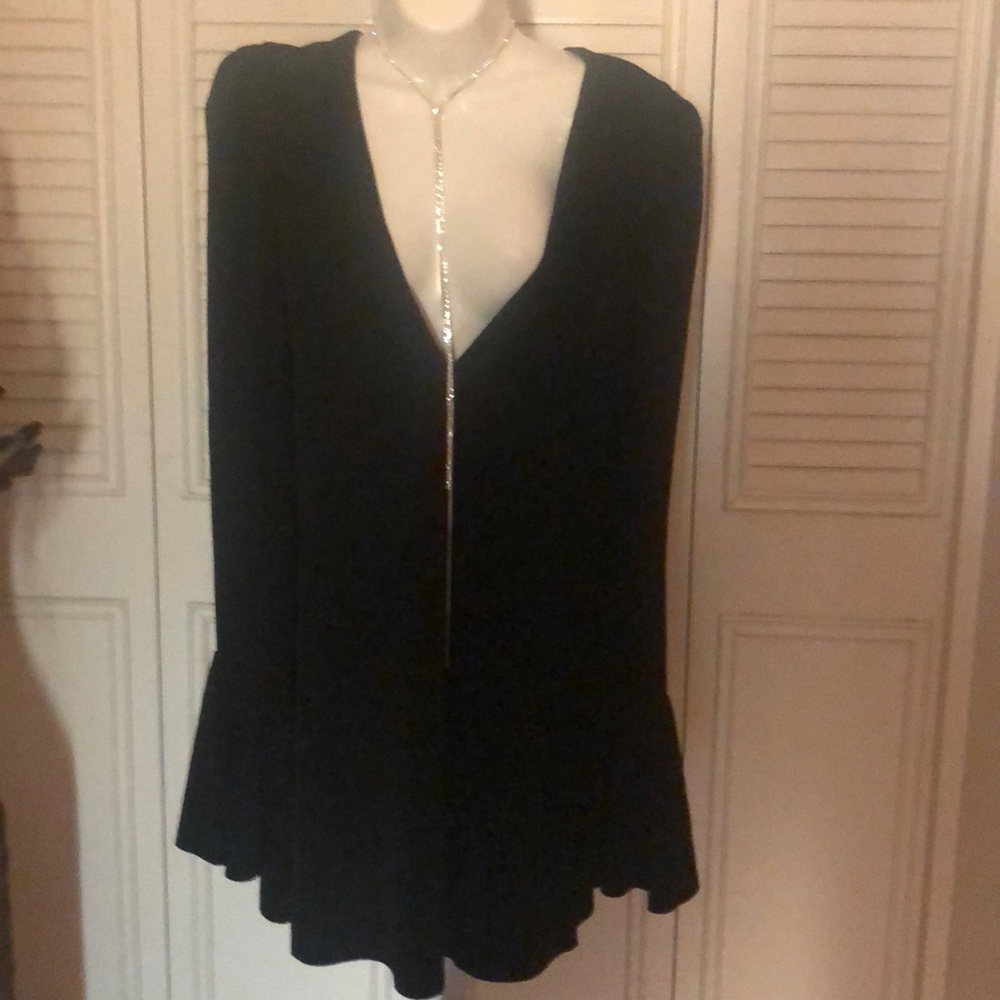 Free people long bell sleeve dress